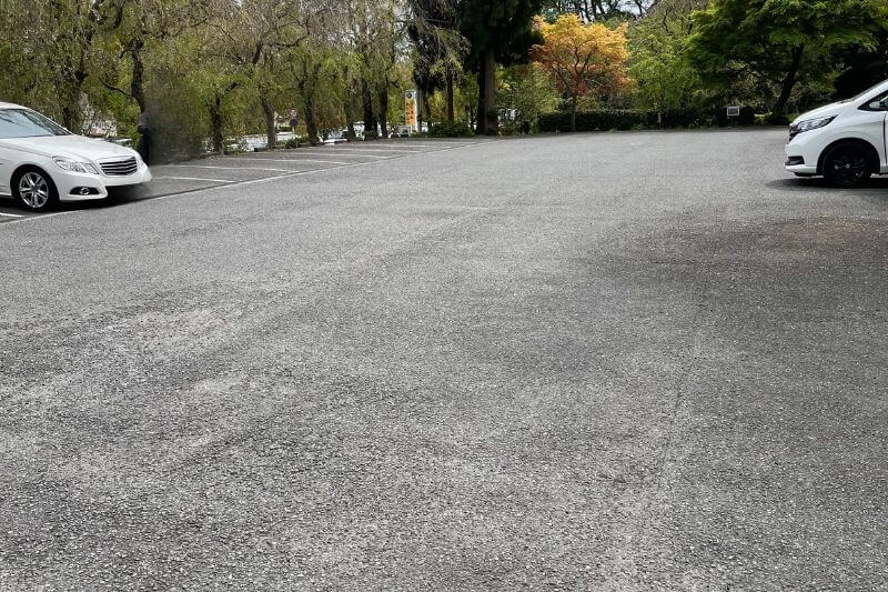 神祇大社の駐車場